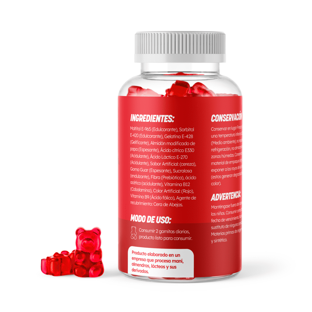 GOMAS VINAGRE MANZANA + GUÍA BAJAR DE PESO